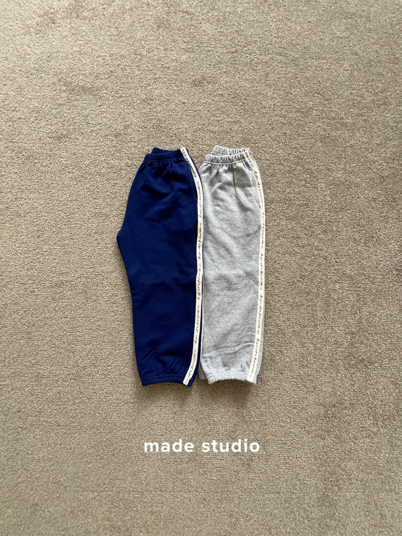 Made Studio - Korean Children Fashion - #childofig - Tape Jogger Pants