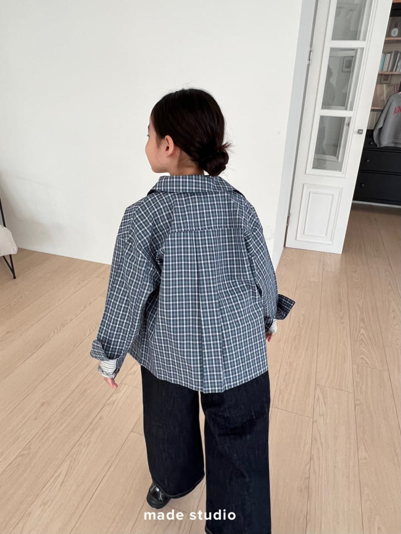 Made Studio - Korean Children Fashion - #childofig - Check Shirt - 11