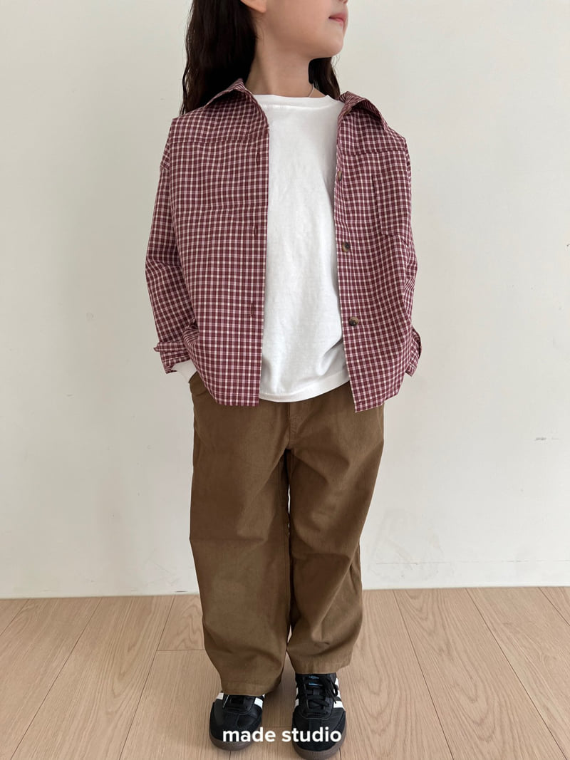 Made Studio - Korean Children Fashion - #childrensboutique - Barbie Cotton Pants - 5
