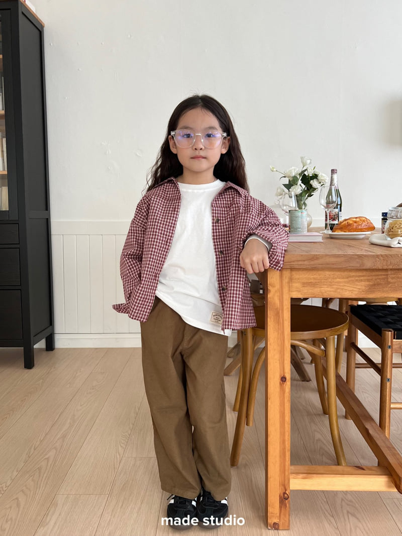 Made Studio - Korean Children Fashion - #designkidswear - Barbie Cotton Pants - 6
