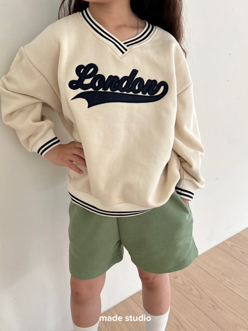 Made Studio - Korean Children Fashion - #discoveringself - London V-Neck Sweatshirt - 5