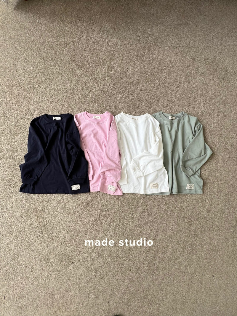 Made Studio - Korean Children Fashion - #discoveringself - Celeb Basic Tee - 2