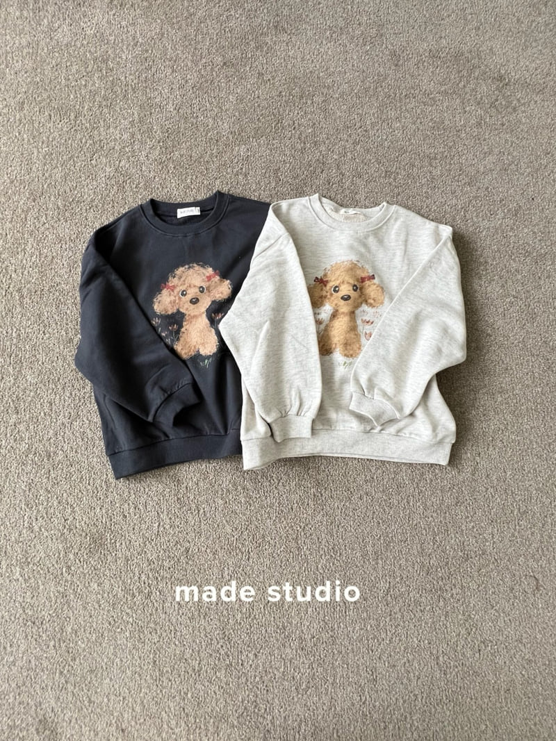Made Studio - Korean Children Fashion - #fashionkids - Puppy Sweatshirt - 2