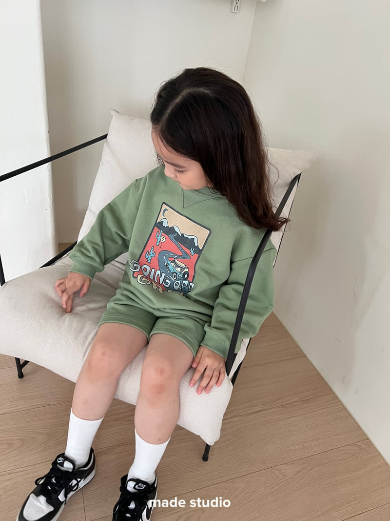 Made Studio - Korean Children Fashion - #kidsshorts - Going Sweatshirt - 6