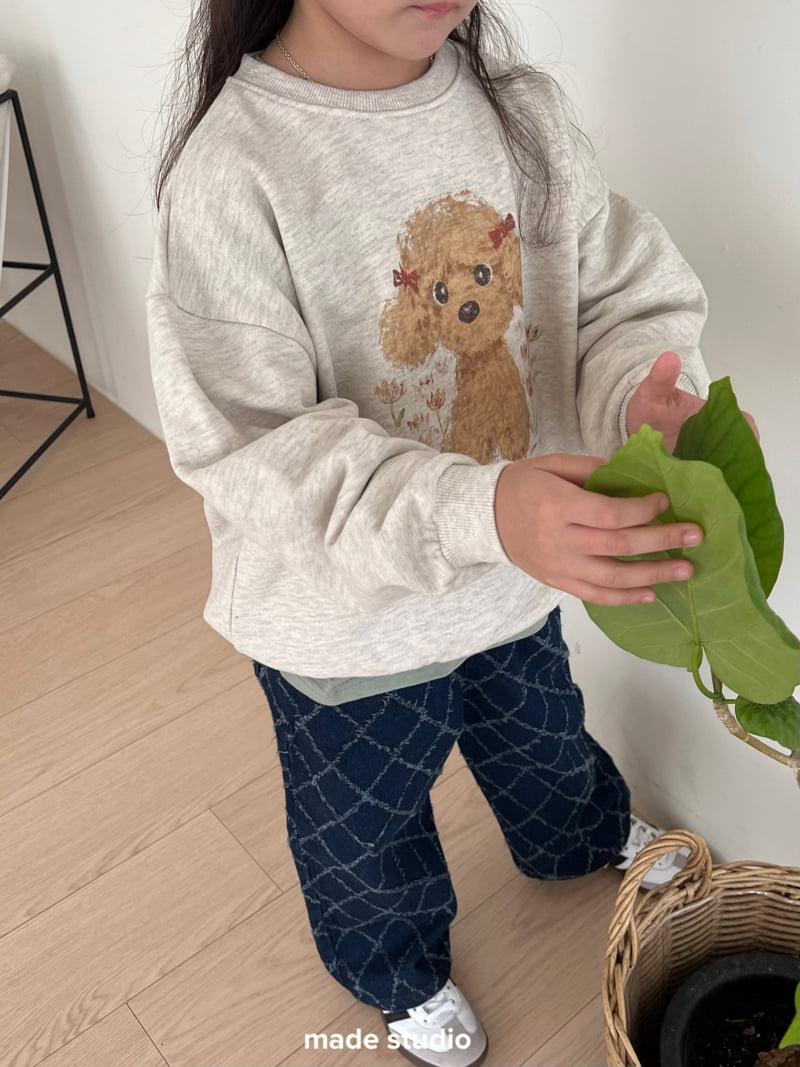 Made Studio - Korean Children Fashion - #kidzfashiontrend - Puppy Sweatshirt - 5