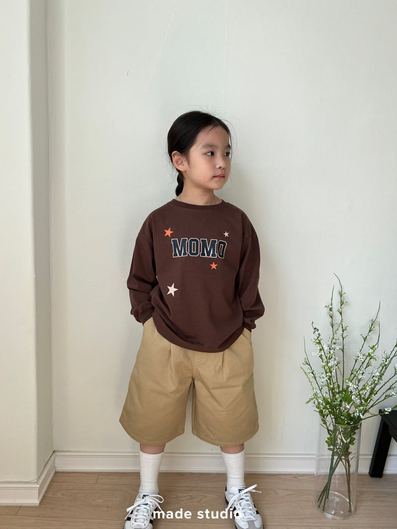 Made Studio - Korean Children Fashion - #littlefashionista - Twill Half Pants - 9