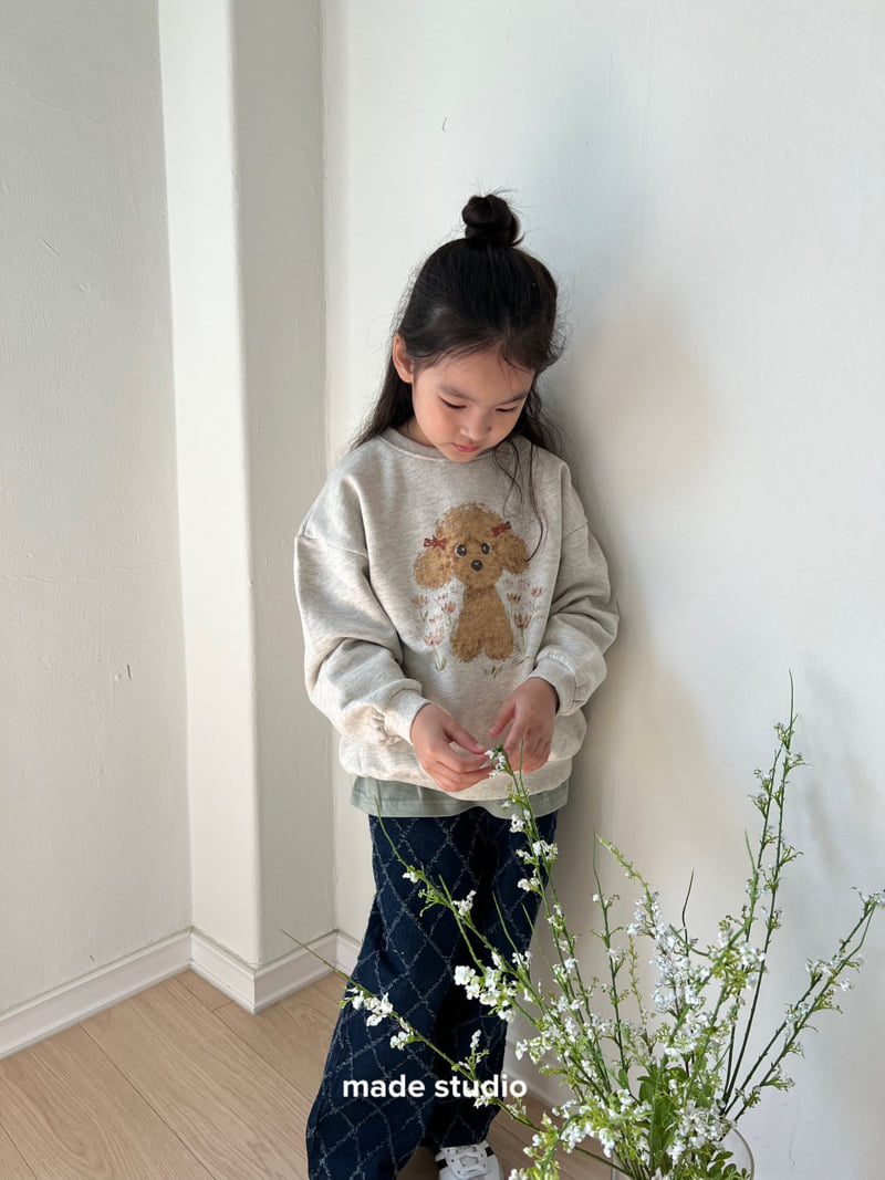 Made Studio - Korean Children Fashion - #littlefashionista - Puppy Sweatshirt - 7