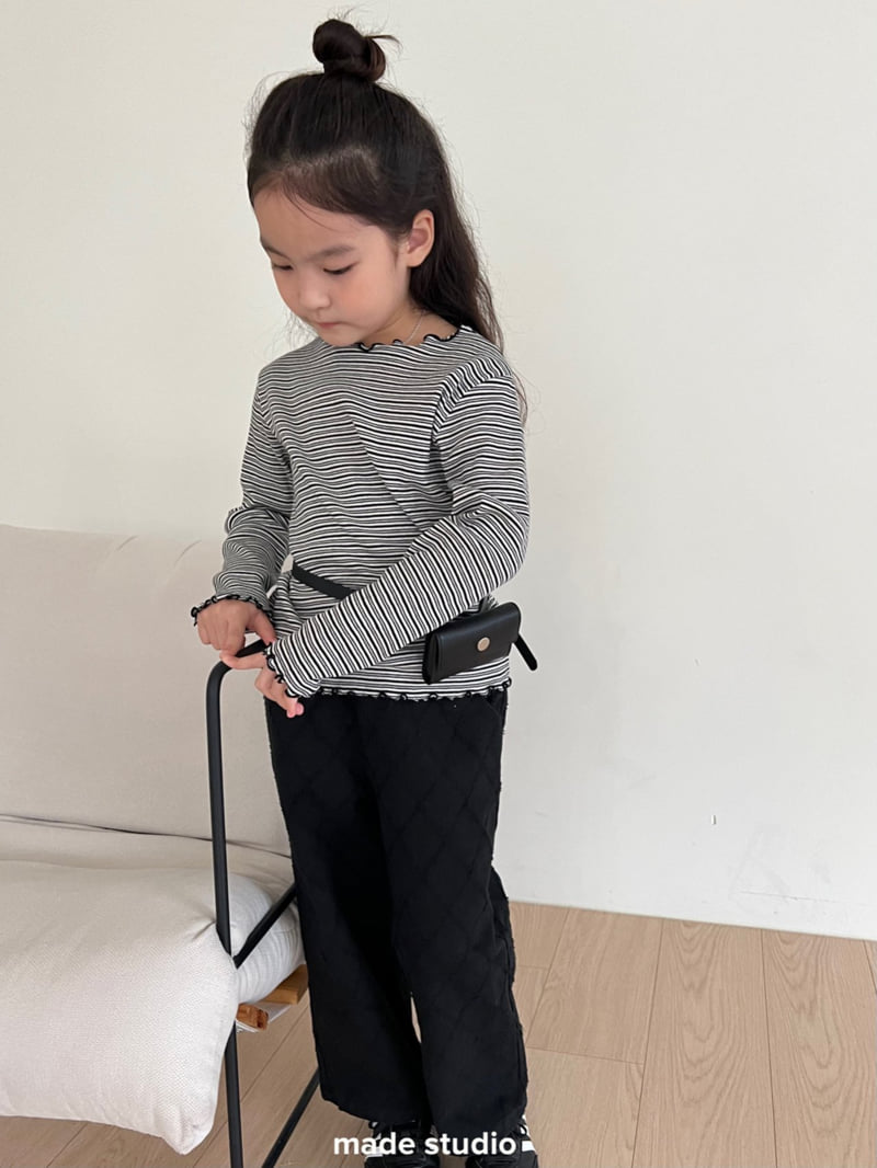Made Studio - Korean Children Fashion - #littlefashionista - Diamond Pants - 6