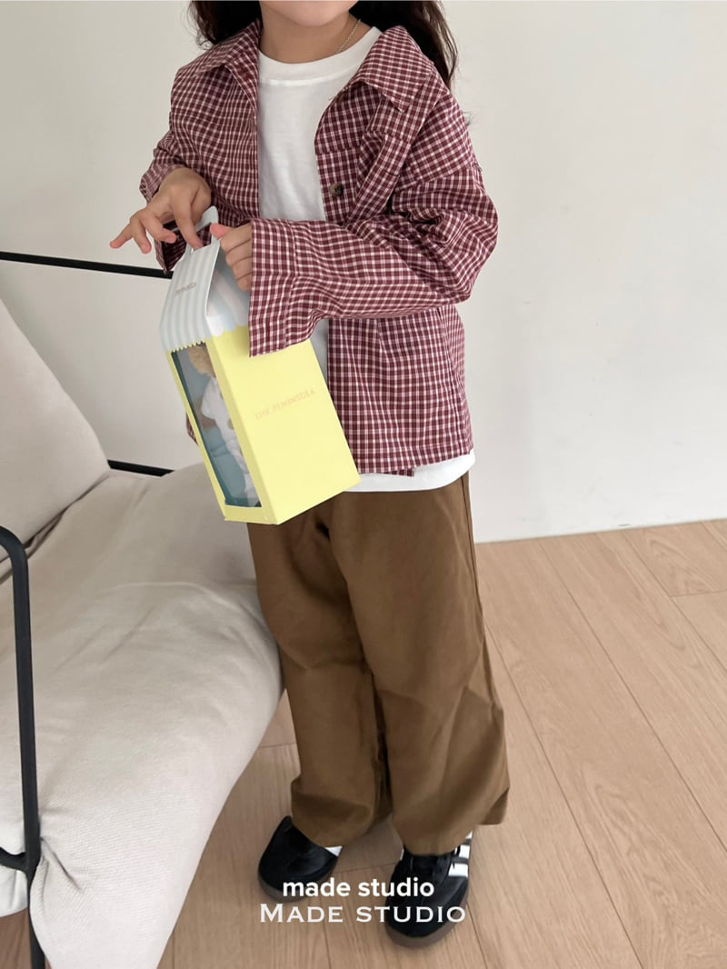 Made Studio - Korean Children Fashion - #magicofchildhood - Check Shirt - 5
