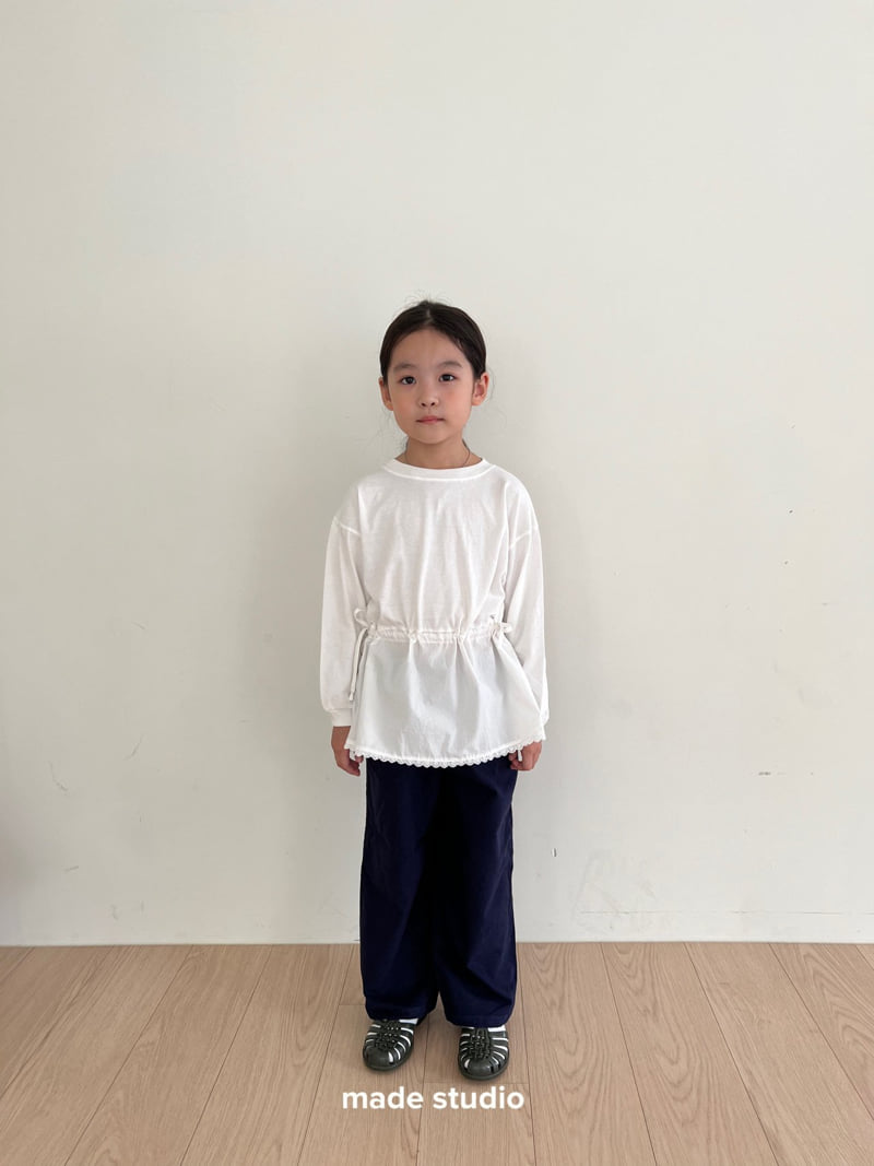 Made Studio - Korean Children Fashion - #minifashionista - Layered String Tee - 2