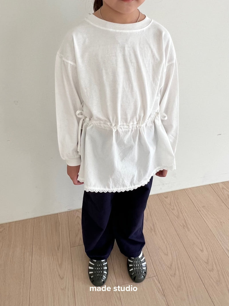 Made Studio - Korean Children Fashion - #prettylittlegirls - Layered String Tee - 3