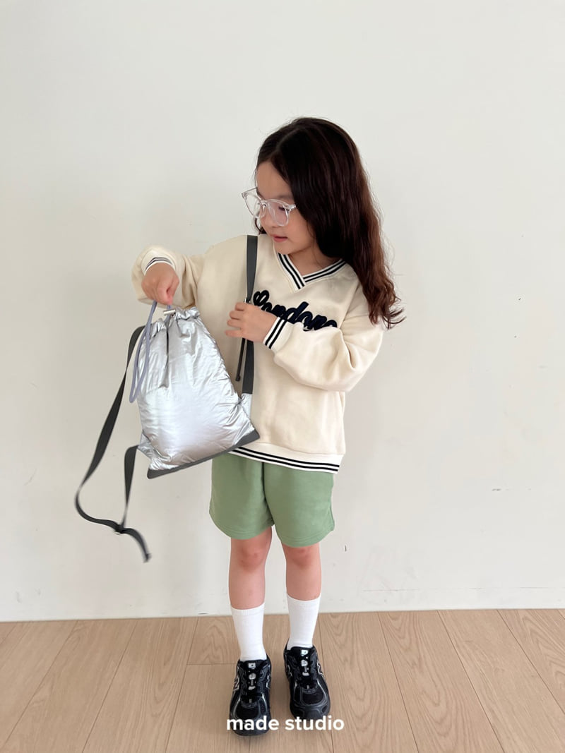 Made Studio - Korean Children Fashion - #prettylittlegirls - French Terry Shorts - 2