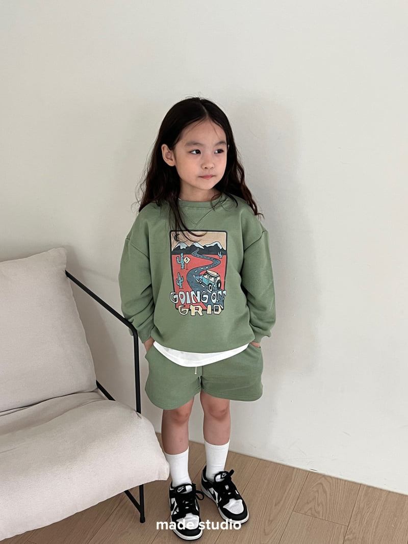 Made Studio - Korean Children Fashion - #stylishchildhood - French Terry Shorts - 5