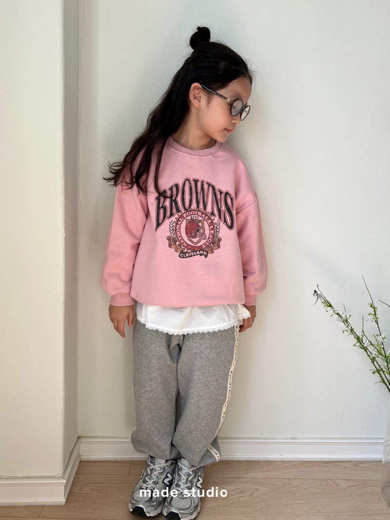 Made Studio - Korean Children Fashion - #toddlerclothing - Browns Sweatshirt - 4