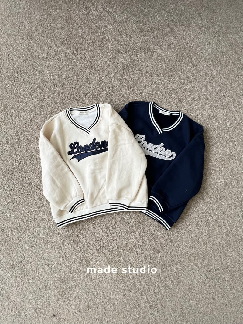 Made Studio - Korean Children Fashion - #stylishchildhood - London V-Neck Sweatshirt
