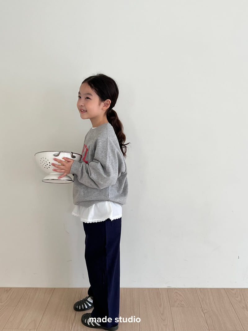 Made Studio - Korean Children Fashion - #todddlerfashion - Angel Sweatshirt - 5
