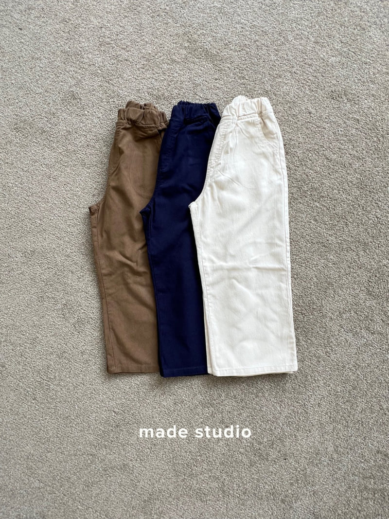 Made Studio - Korean Children Fashion - #todddlerfashion - Barbie Cotton Pants