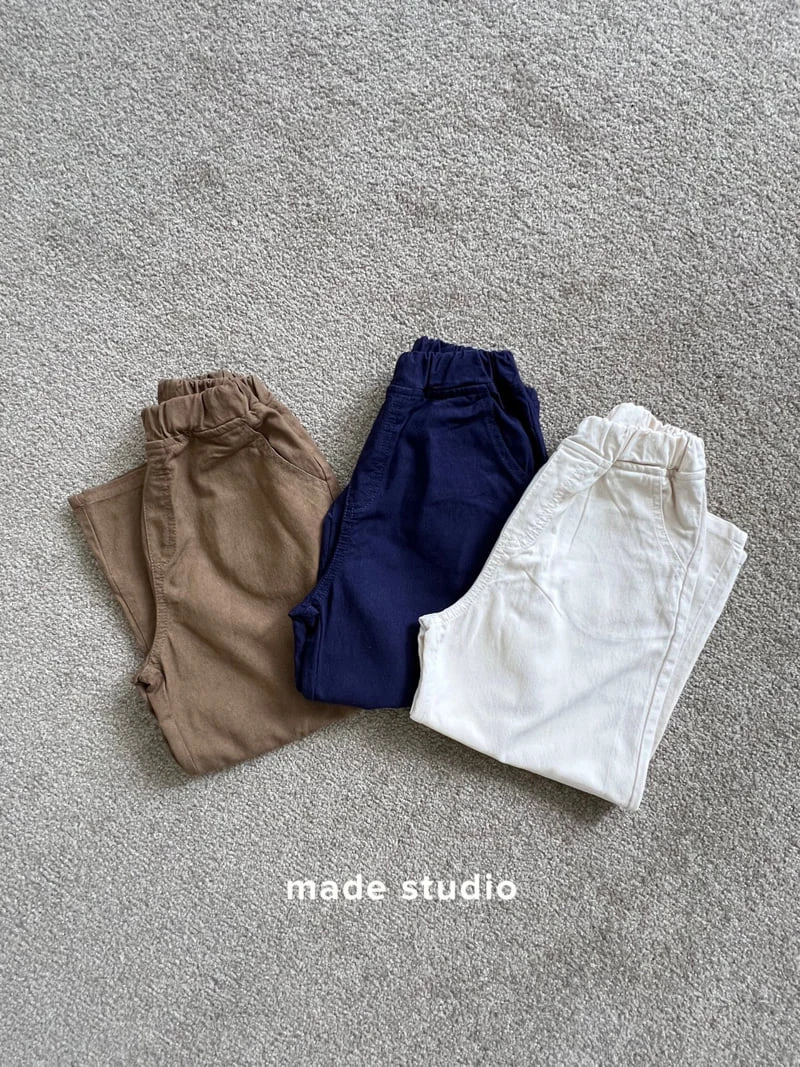 Made Studio - Korean Children Fashion - #toddlerclothing - Barbie Cotton Pants - 2