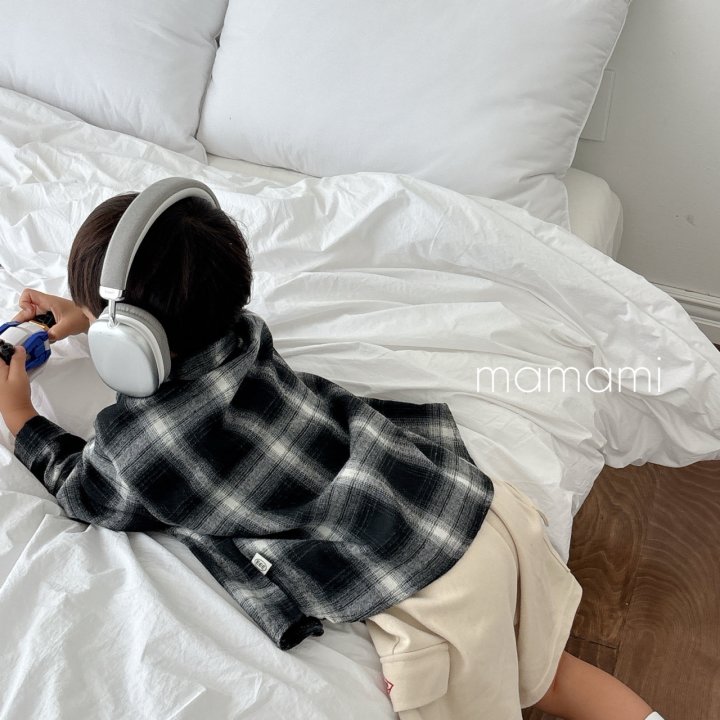 Mamami - Korean Children Fashion - #Kfashion4kids - Grid Check Shirt - 9