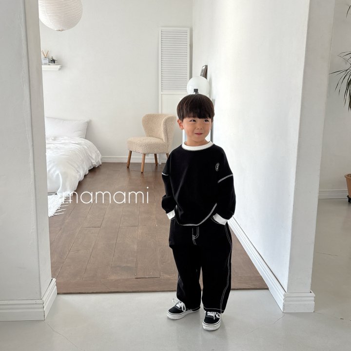Mamami - Korean Children Fashion - #Kfashion4kids - Label Stitch Pants - 7