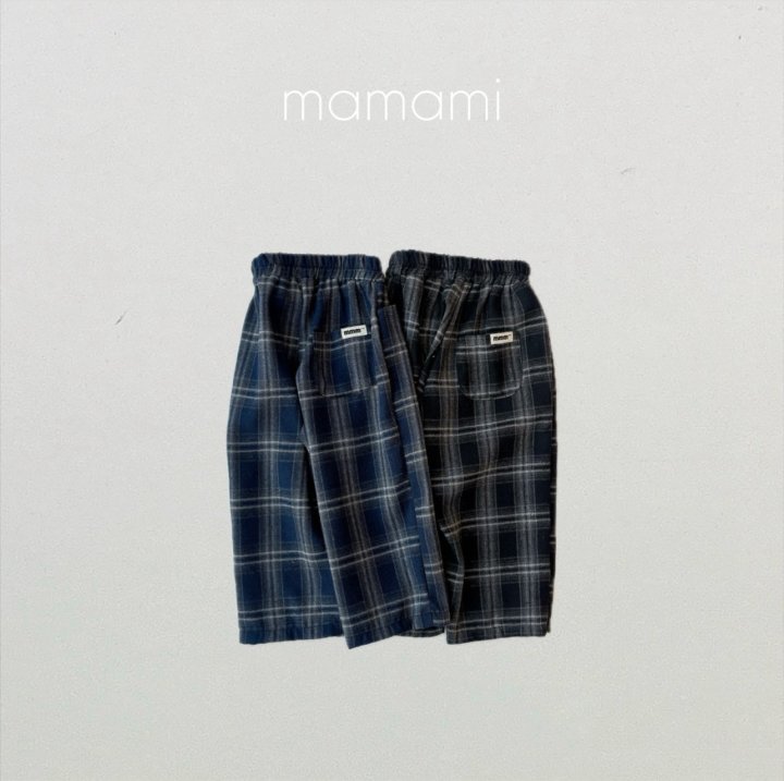 Mamami - Korean Children Fashion - #childofig - Check Mood Pants