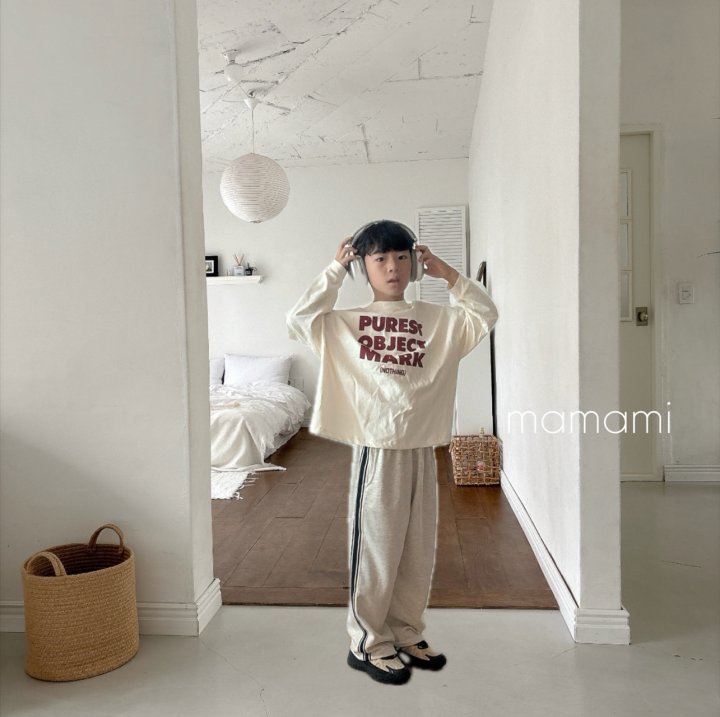 Mamami - Korean Children Fashion - #childofig - Line Track Pants - 11