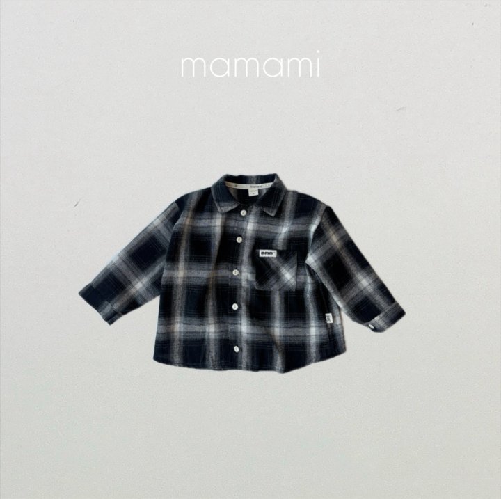 Mamami - Korean Children Fashion - #childofig - Grid Check Shirt
