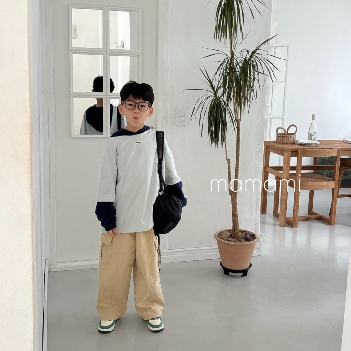 Mamami - Korean Children Fashion - #childrensboutique - Two-Tone Hoodie - 10