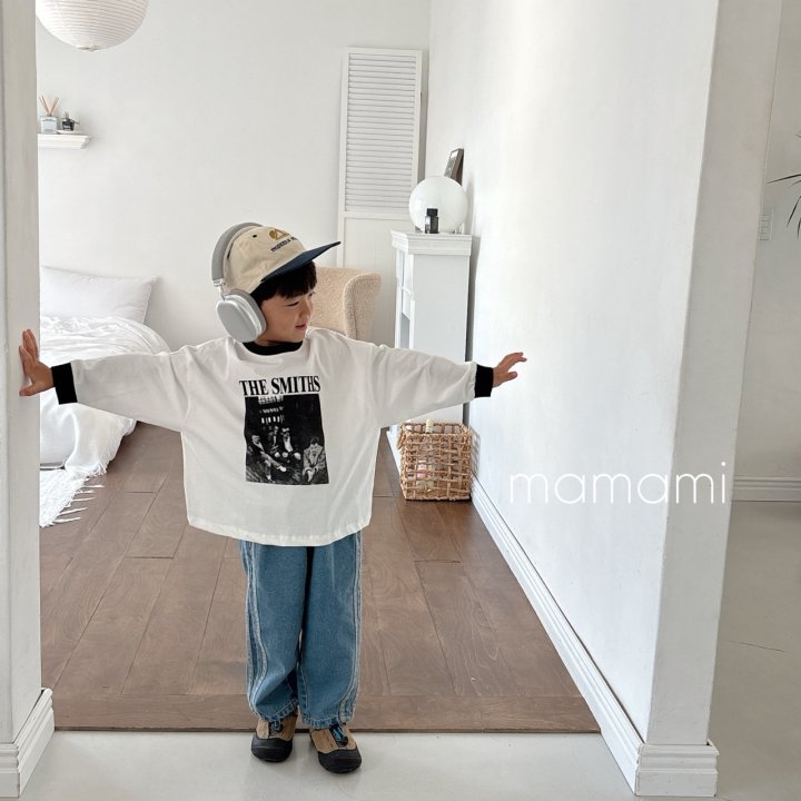 Mamami - Korean Children Fashion - #childrensboutique - Two-Line Denim Pants - 5