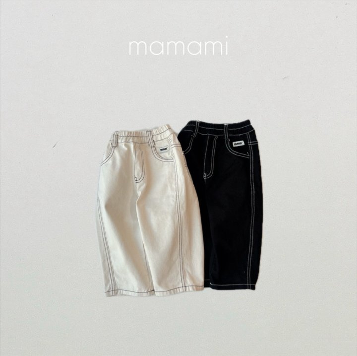 Mamami - Korean Children Fashion - #designkidswear - Label Stitch Pants