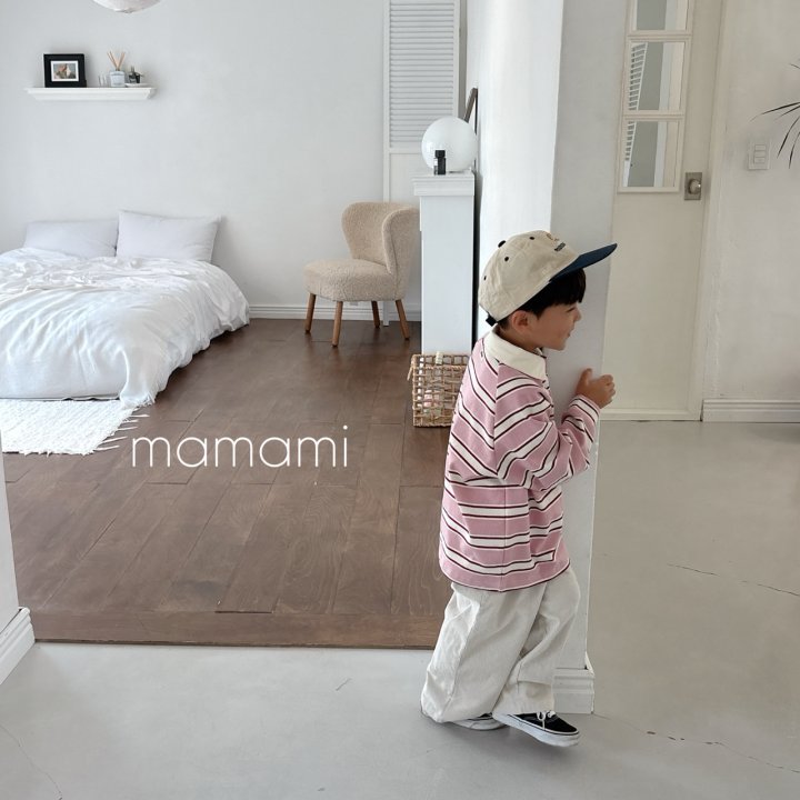 Mamami - Korean Children Fashion - #designkidswear - Brick Corduroy Pants - 12