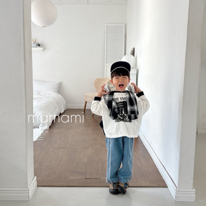 Mamami - Korean Children Fashion - #fashionkids - Two-Line Denim Pants - 8