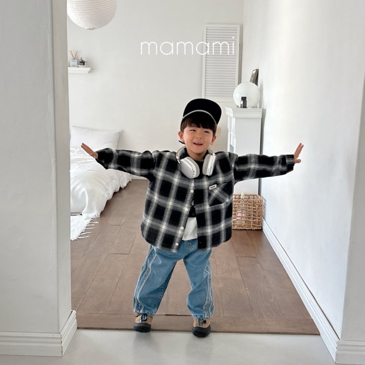 Mamami - Korean Children Fashion - #fashionkids - Grid Check Shirt - 5