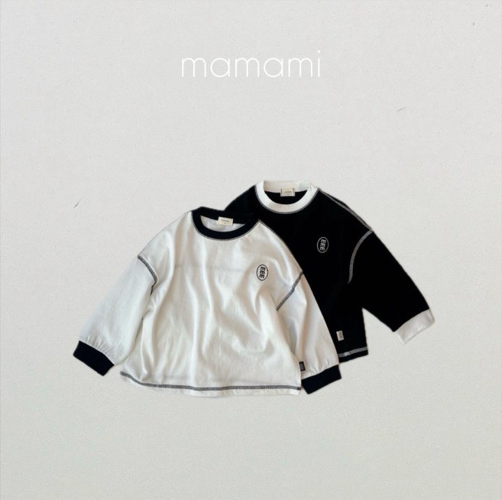 Mamami - Korean Children Fashion - #kidsshorts - M-Stitch Tee