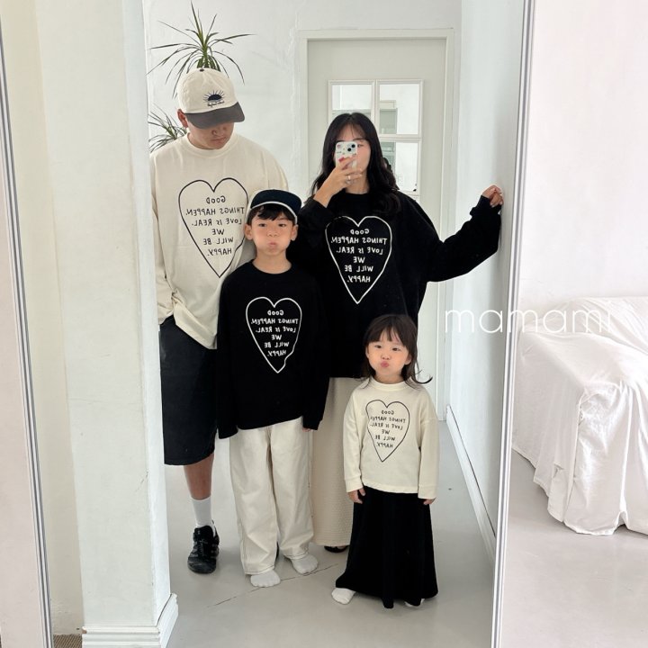Mamami - Korean Children Fashion - #kidsshorts - Happy Heart Tee - 11