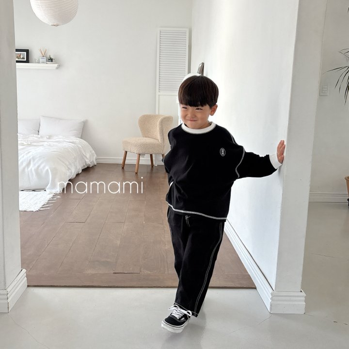 Mamami - Korean Children Fashion - #kidsstore - Label Stitch Pants - 5