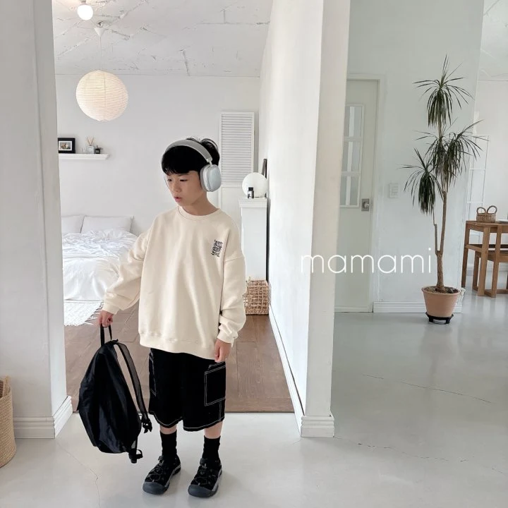 Mamami - Korean Children Fashion - #kidsshorts - Dark Cargo Denim Pants - 4
