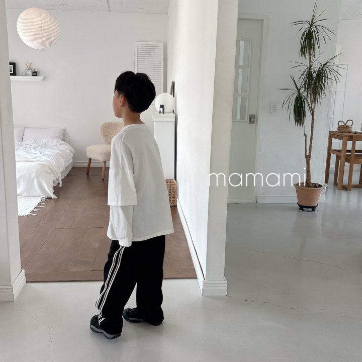Mamami - Korean Children Fashion - #Kfashion4kids - Line Track Pants - 4