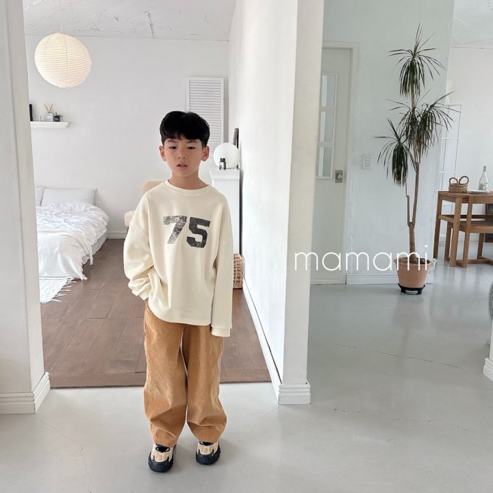 Mamami - Korean Children Fashion - #littlefashionista - Brick Corduroy Pants - 5