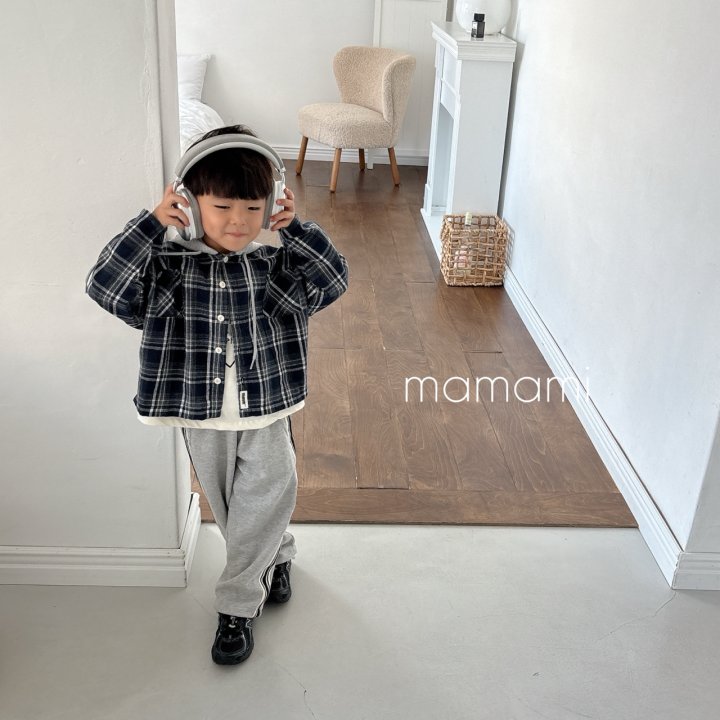 Mamami - Korean Children Fashion - #Kfashion4kids - Urban Check Hooded Shirt - 4