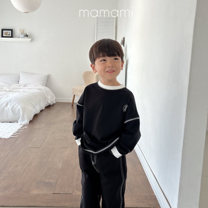 Mamami - Korean Children Fashion - #magicofchildhood - M-Stitch Tee - 6
