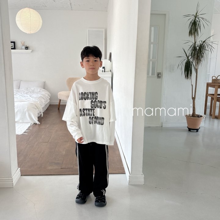 Mamami - Korean Children Fashion - #magicofchildhood - Line Track Pants - 5