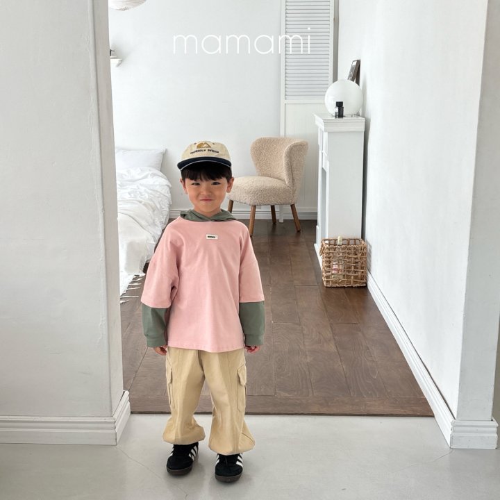 Mamami - Korean Children Fashion - #magicofchildhood - Two-Tone Hoodie - 3