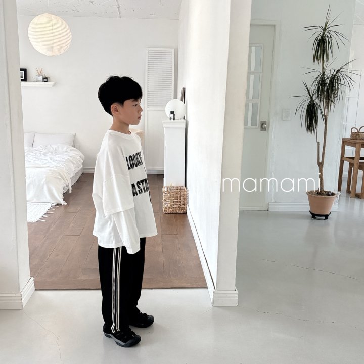 Mamami - Korean Children Fashion - #minifashionista - Line Track Pants - 6