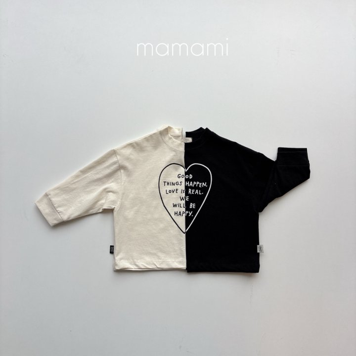 Mamami - Korean Children Fashion - #minifashionista - Happy Heart Tee