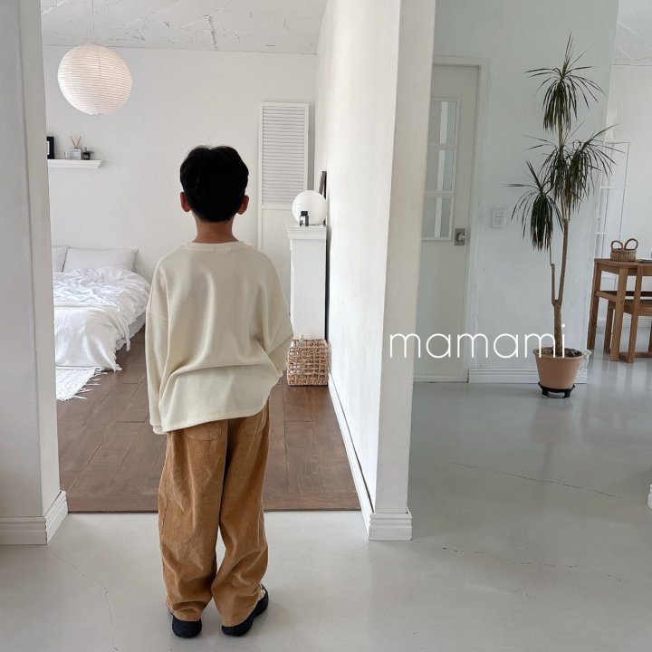 Mamami - Korean Children Fashion - #minifashionista - Brick Corduroy Pants - 7
