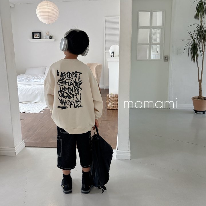 Mamami - Korean Children Fashion - #prettylittlegirls - Dark Cargo Denim Pants - 10