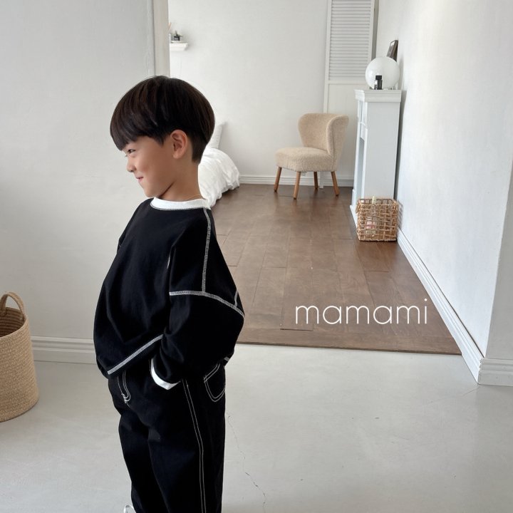 Mamami - Korean Children Fashion - #todddlerfashion - M-Stitch Tee - 9