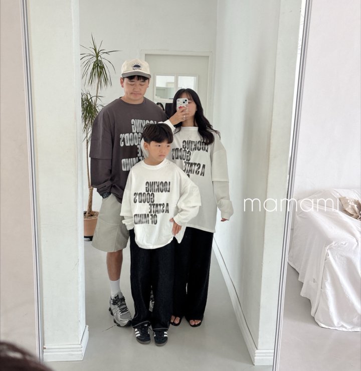 Mamami - Korean Women Fashion - #momslook - Looking Layered Tee (Adult) - 3