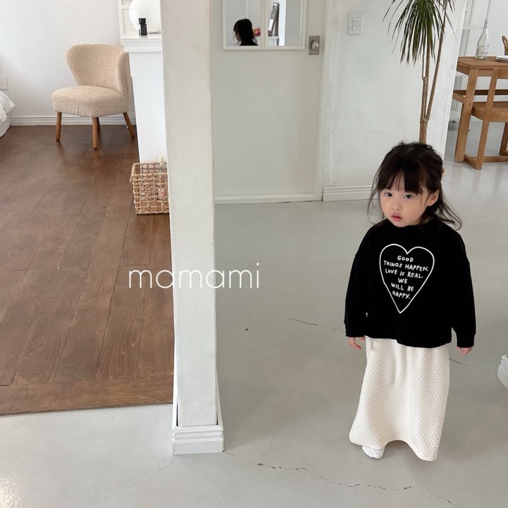 Mamami - Korean Women Fashion - #momslook - Happy Heart Tee (Adult) - 5